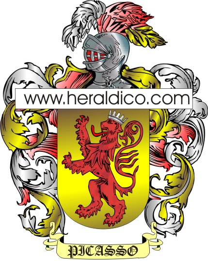 Escudo del apellido Picasso